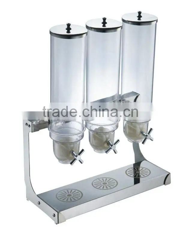 Hotel Equipment 3.5L Stainless Steel Cereal Dispenser for Hotel Restaurant
