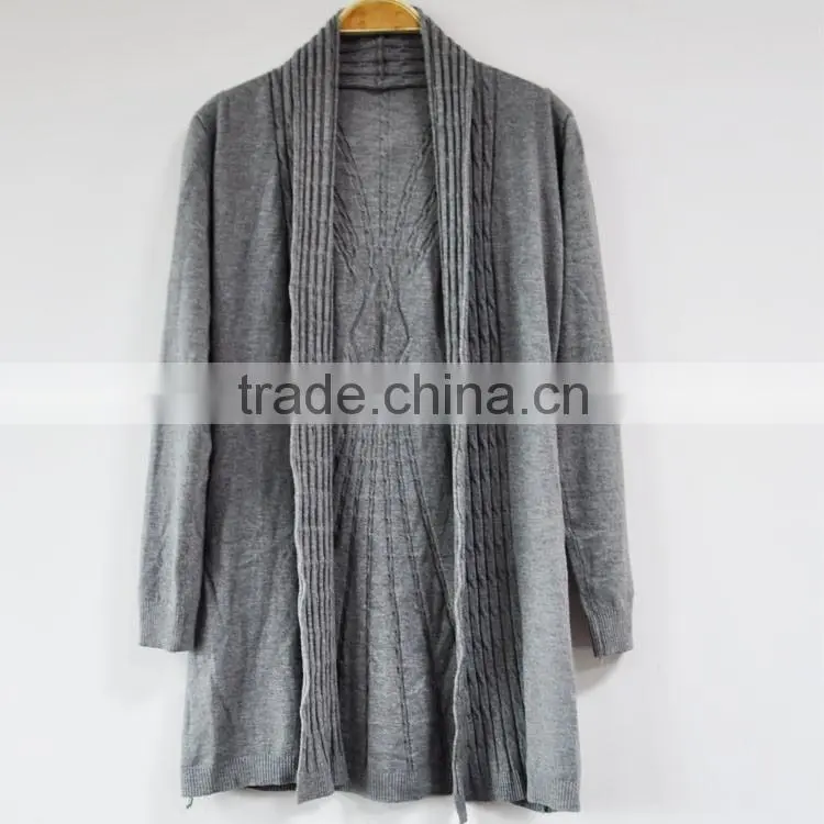 Gray women long sweater design 2016