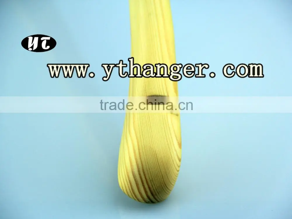 Natural Handcraft Non-slip Wooden Hangers for Clothes
