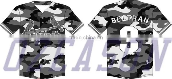 Long Sleeve Baseball T Shirt,Custom Sublimatio Camo Baseball Jerseys