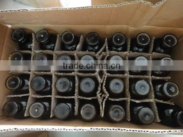 125ml wide mouth narrow mouth clear amber reagent glass bottle
