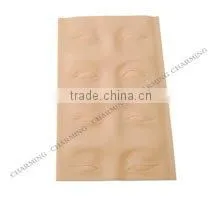 Hot sale makeup rubber 3D tattoo practice skin