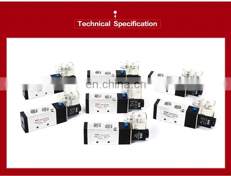 SNS Printing Machine Fittings Pneumatic Valve 4V310-10 Aluminum Alloy Electromagnetic Valve