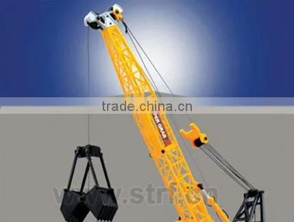 Wire control caterpillar yellow color toy crane with grab