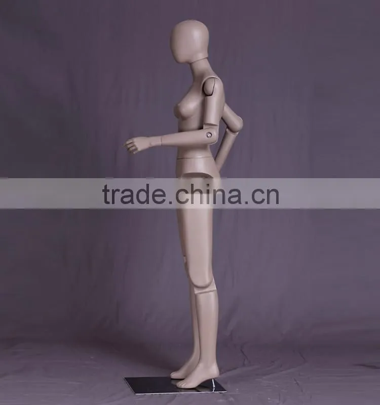 high quality fiberglass flexible female mannequin