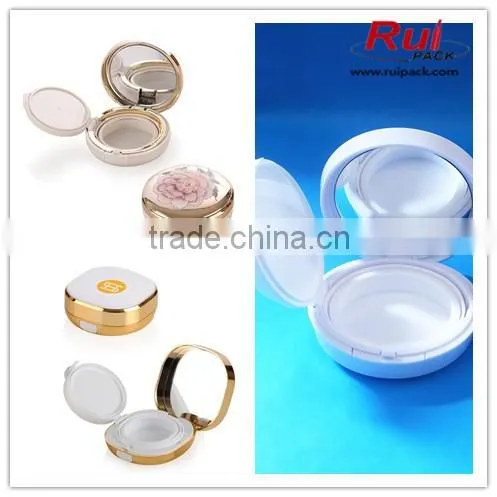 Finger shap lipstick case with aluminum gold inner, black lipstick tube/container in unique shape