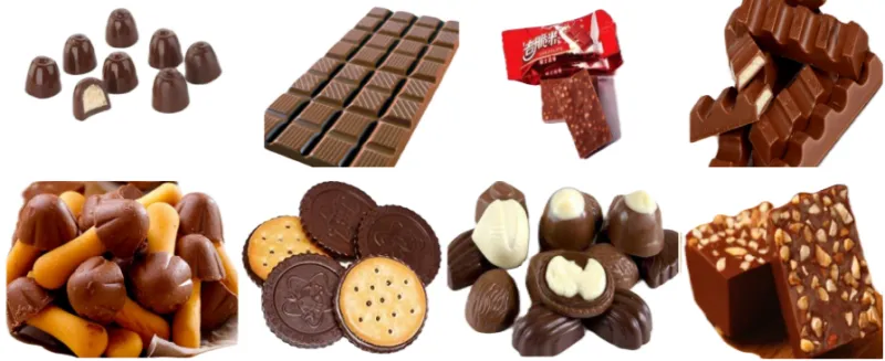 Factory Automatic Chocolate Conch Grinding Tempering Depositing Molding Forming Making Machine Chocolate Equipment Product Plant