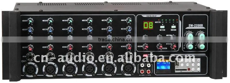 High Power Music Amplifier with mp3 SW-2200B
