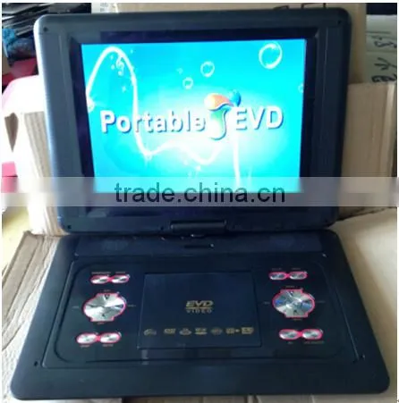 portable cd dvd evd player with 2 speaker full hd rmvb 3d portable evd player