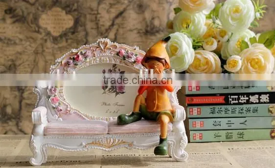 Eco-friendly Home Decor Rose Shaped Photo Frame