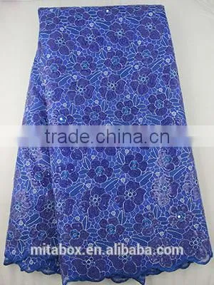 New arrive African high quality organza lace fabric with sequins OG0180gold