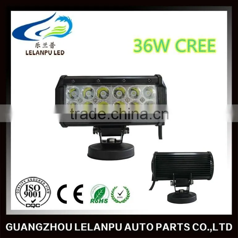 super bright high power auto light 36w 6.5 inch double row 12v led car work/head light