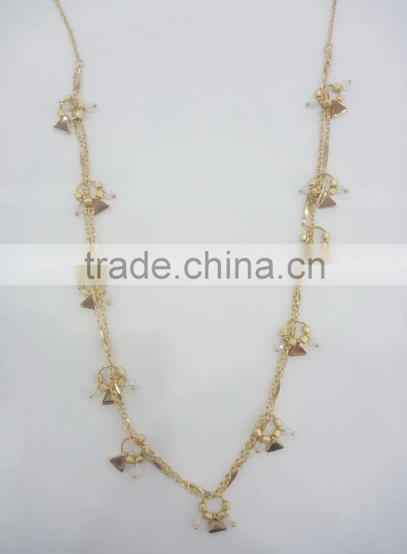FASHION SPECIAL CHAIN CHARM NECKLACE EARRING SET