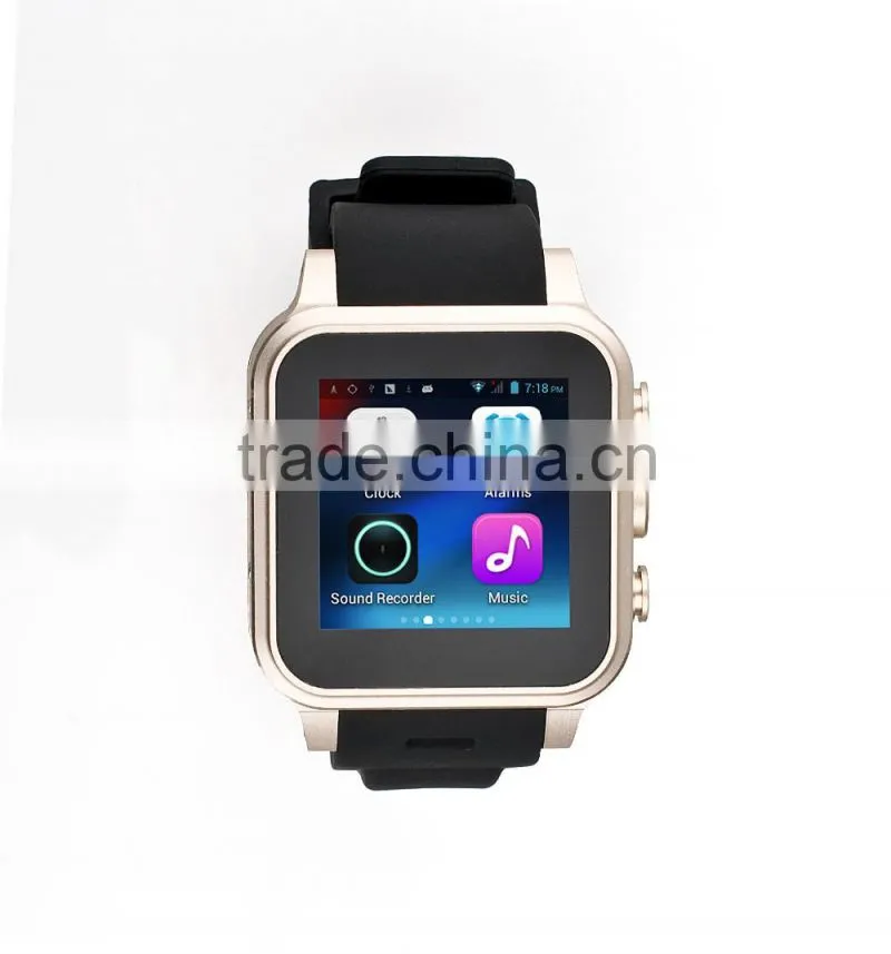 Top Android Smart watch phone with 3G WIFI GPS in 2015 smart watch