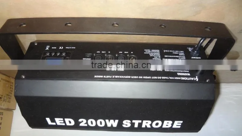 good price led strobe light 200watt AC110-240v low power consumption ,its brightness same as 1500watt strobe light