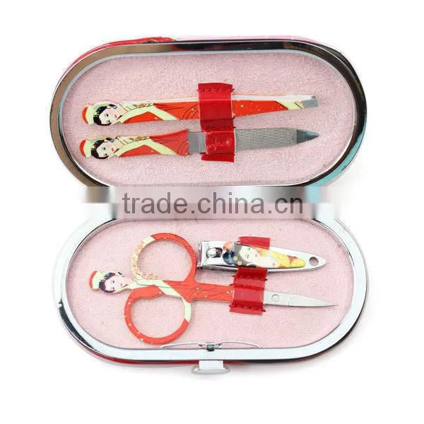 Luxury stainless steel manicure set