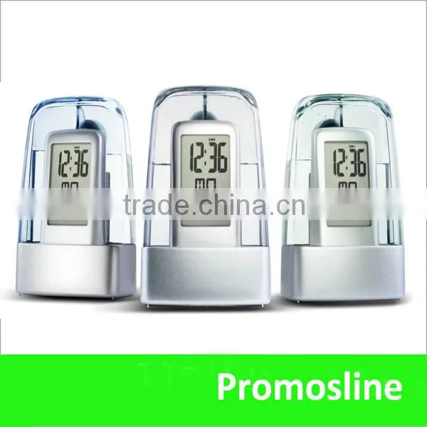 Hot Selling Custom water power desk clock