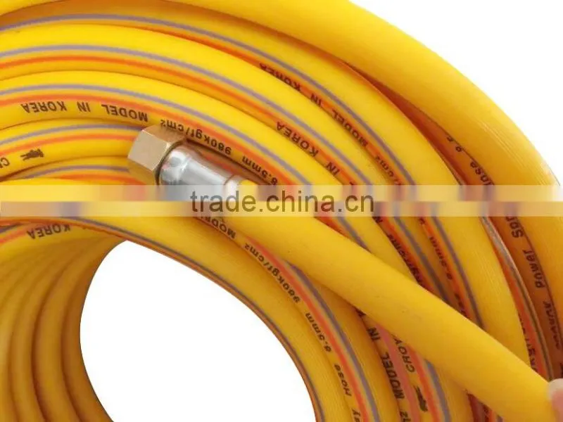 8.5mm non-transparent Braided Pvc Material High Pressure Spray Hose For Agricultural Farmyard