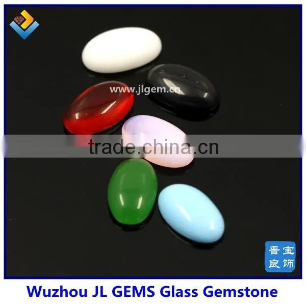 2016 new fashion loose glass cabochons making jewelry cabochons
