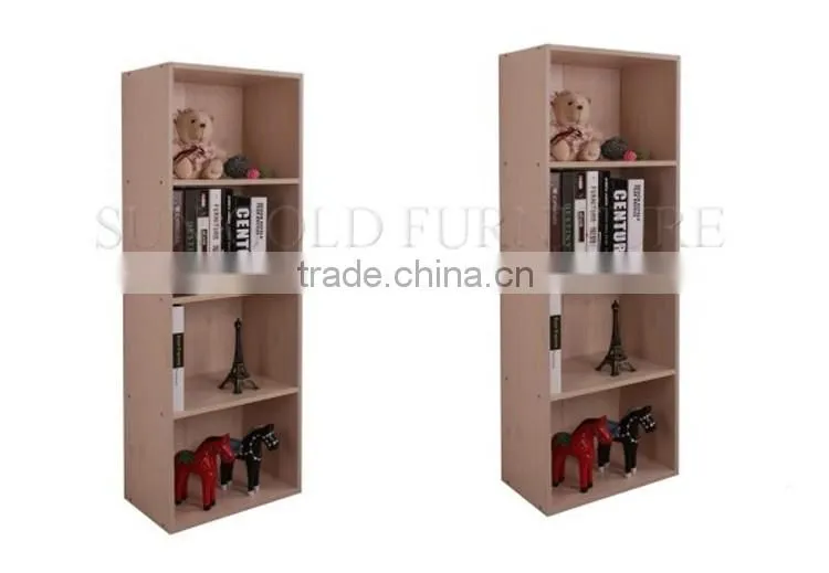 Modern wood shop display book racks/ library bookshelf (SZ-FCB379)