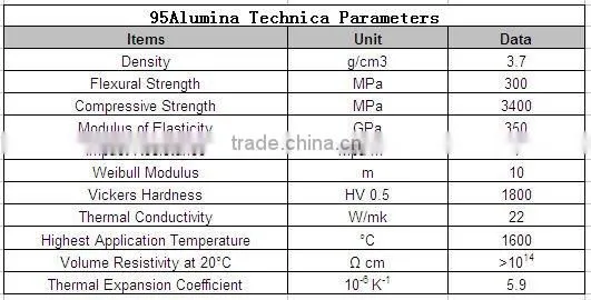 Precision Alumina structure ceramic rings