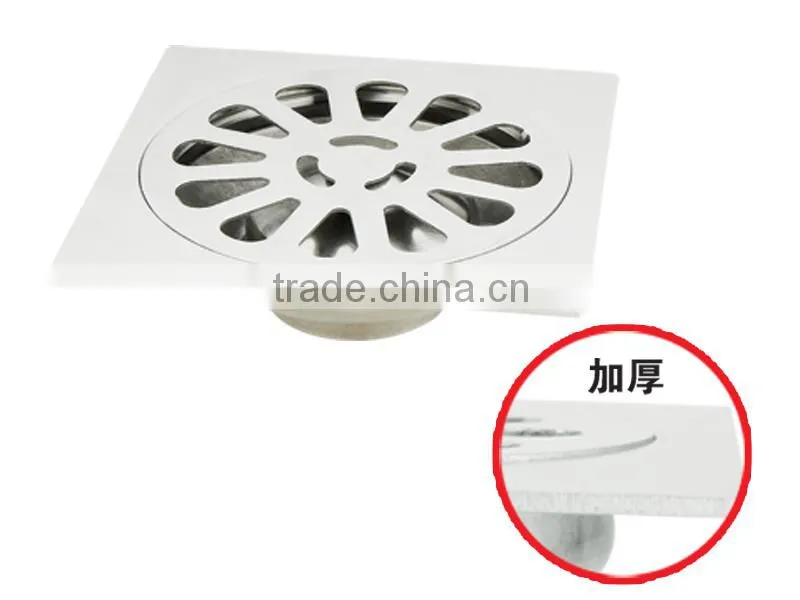 stainless steel 201 352H Square stainless steel floor drain