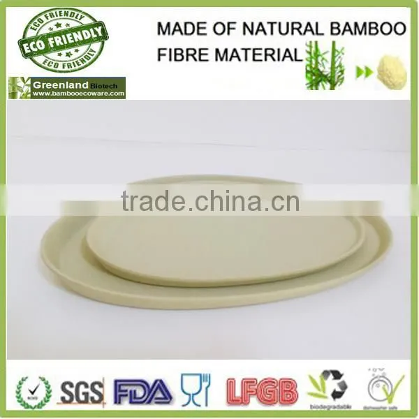 wholesale new white round natural green bamboo fibre coffee cup small spoon