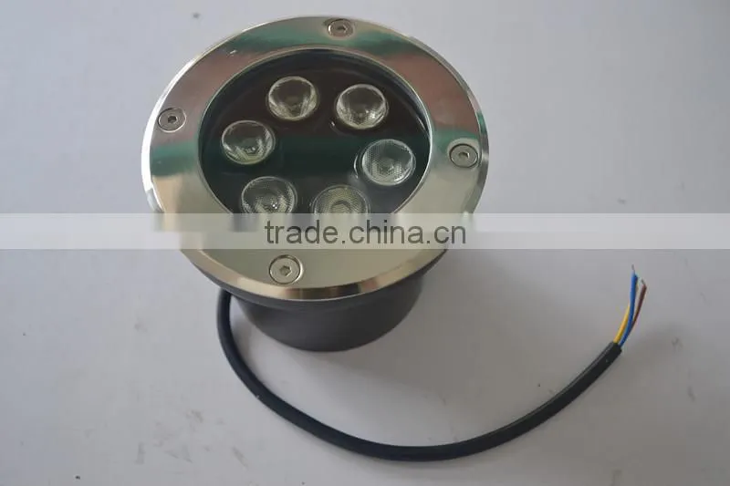 cheap outdoor lighting stainless steel inground 6w ip65 12v lens