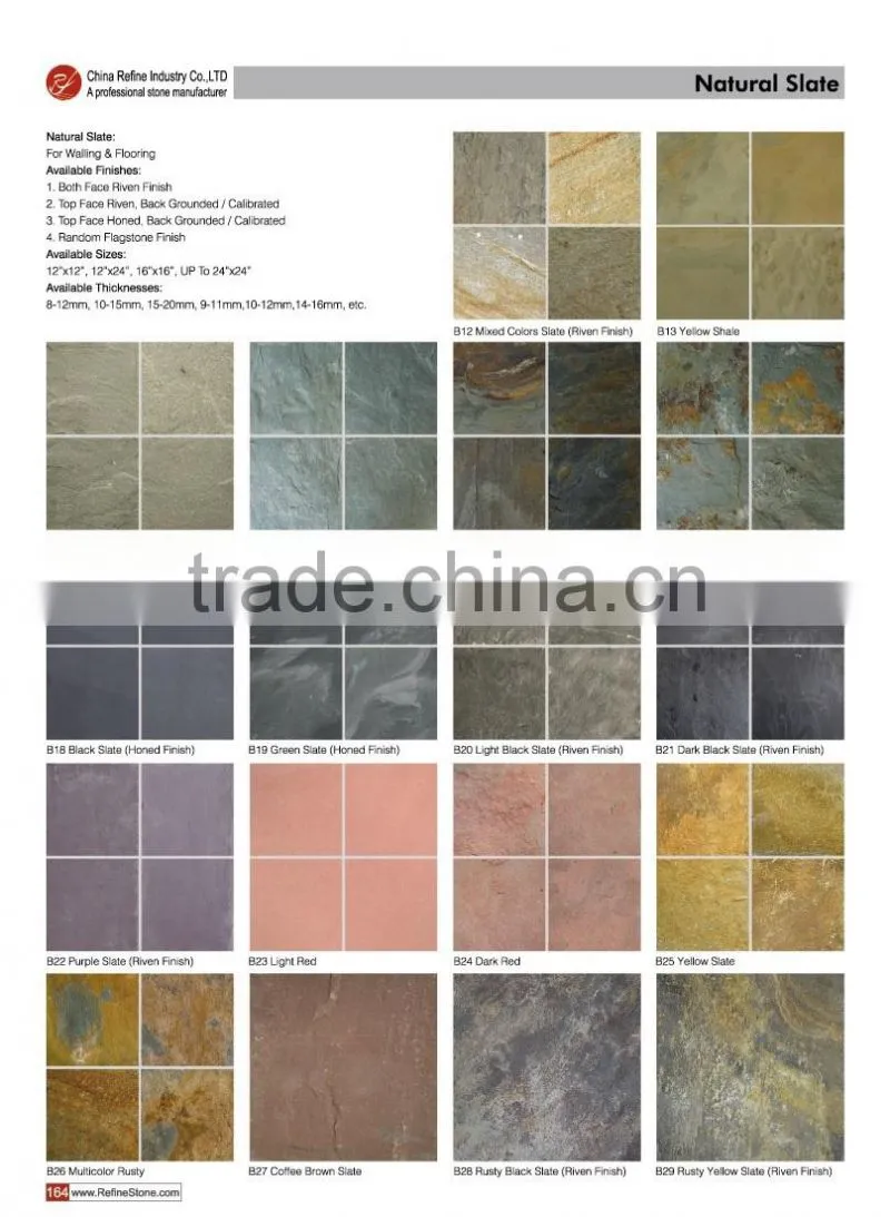 Natural Wooden Yellow Quartzite