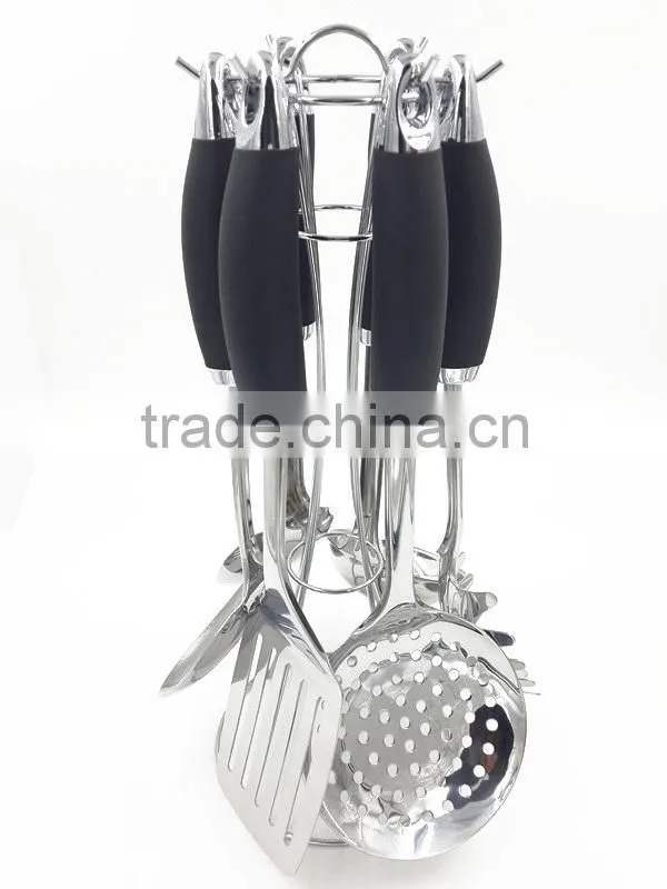 2015 promotion 7pcs metal kitchenware