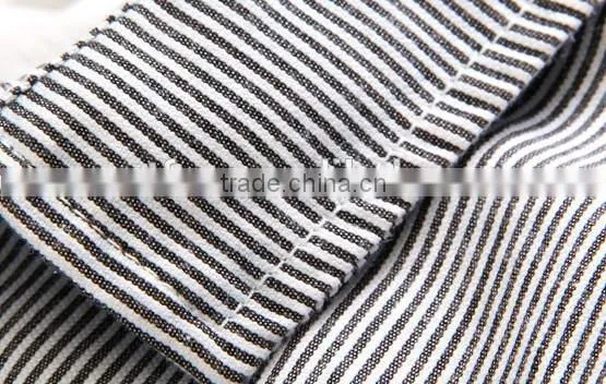 Manufacture Two Pocket Blue Denim Stripe Shirt