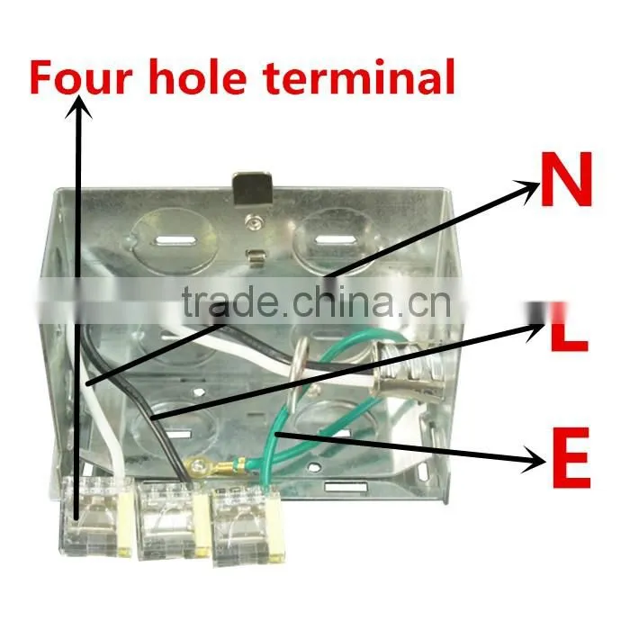 Iron material pot light with connecting bracket fit for led trim etl listed