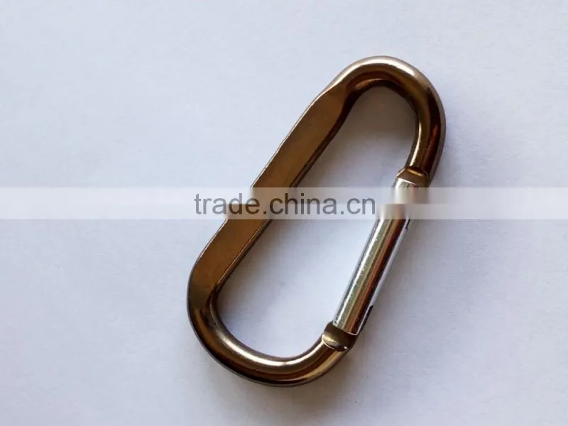2016 popular Gun matt Pewter aluminium snap hook good quality with factory price