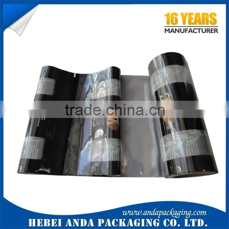 Wholesale printed Coffee bag plastic packaging / Custom Coffee pouch / Coffee sachet plastic roll film packaging