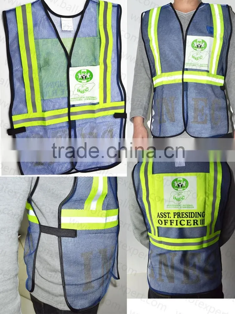 Election volunteer safety reflective vest