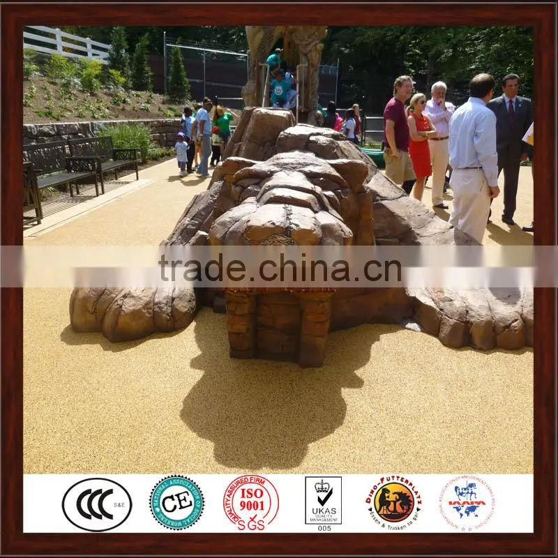 High Quality Emulation Realistic Fiberglass Prehistoric Creature Sculpture