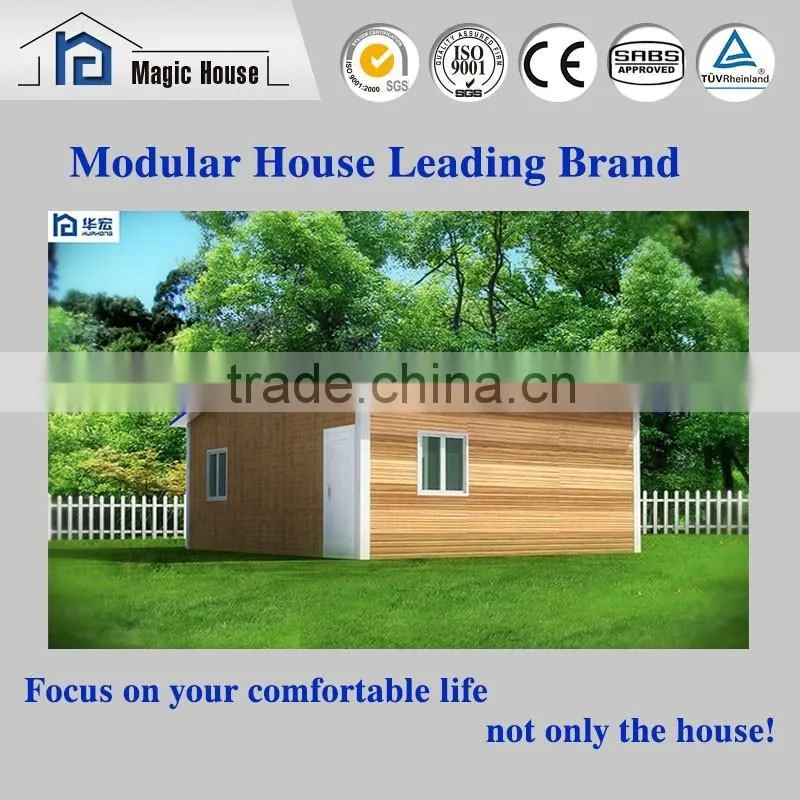 Well-designed two bedroom contemporary prefab homes with EPS sandwich panel