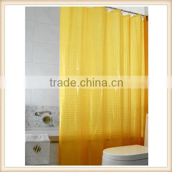 Colorful China supplier 3d peva shower curtain