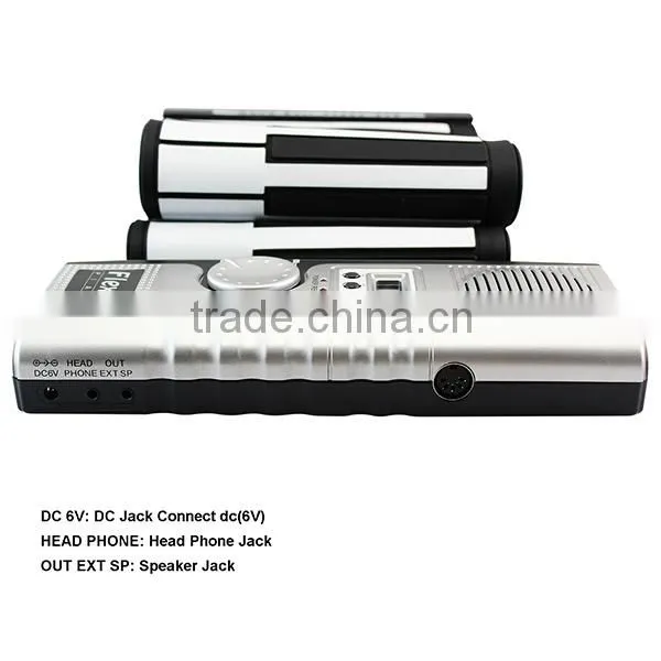 61 Keys Portable MIDI Flexible Keyboard Roll Up Piano