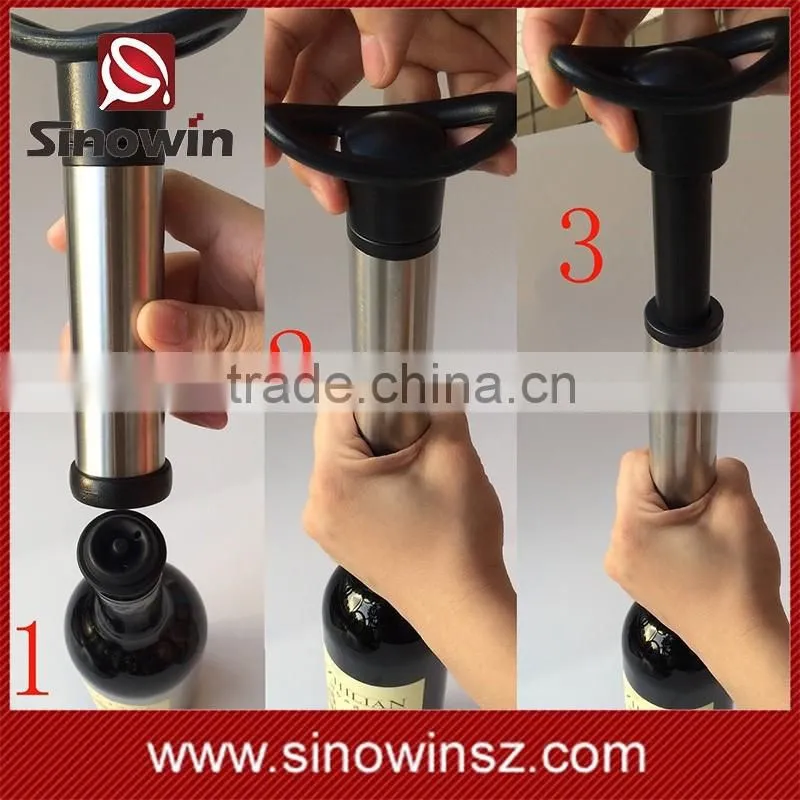 Vacuum wine stopper with pump red wine vacuum stopper