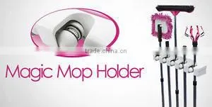 Magic Holder 5 Position Broom Organizer Broom Holder cleaning tools organizer