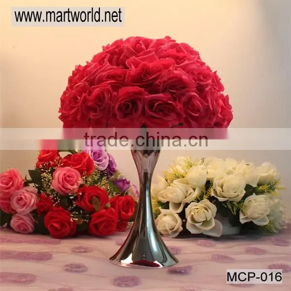 customized artificial flower ball for wedding events&party;Hanging wedding flower ball decoration(MWB-006)