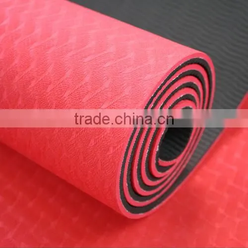 Foam Nonslip Exercise Fitness TPE Lose Weight Yoga Mat custom printed