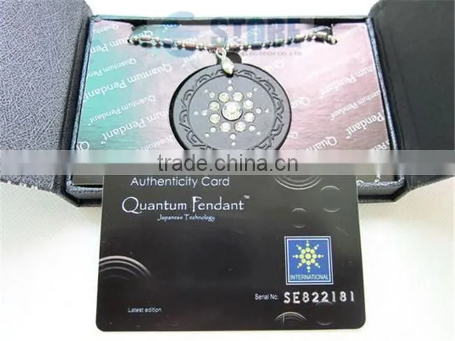Nano Energy Pendants with Negative Ion Scalar Energy Pendant with Lace
