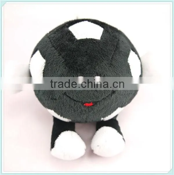 baby plush toys black football