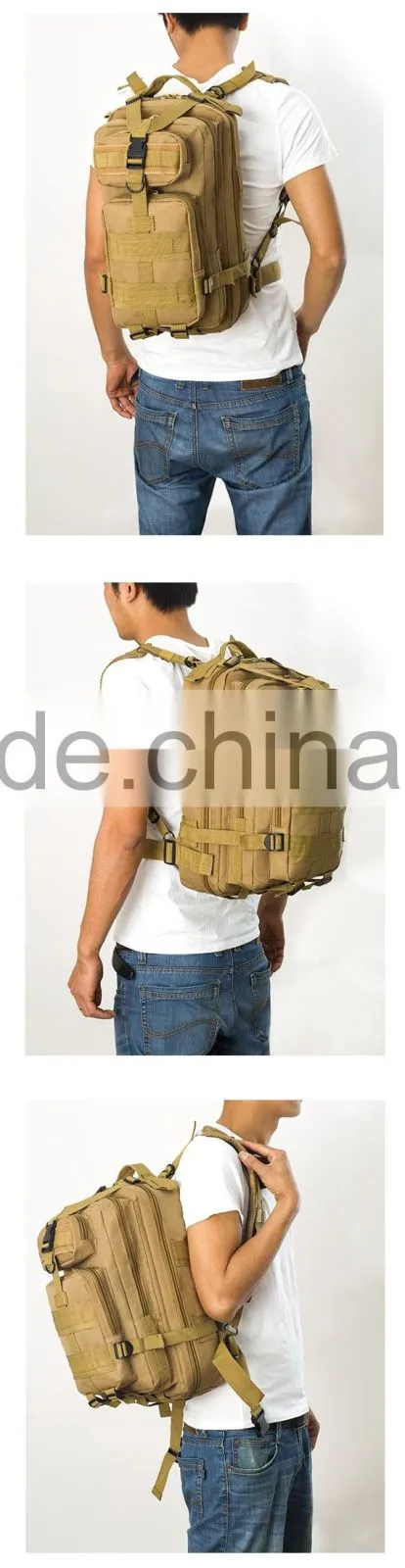 Outdoor camouflage 3P tactical assault backpack