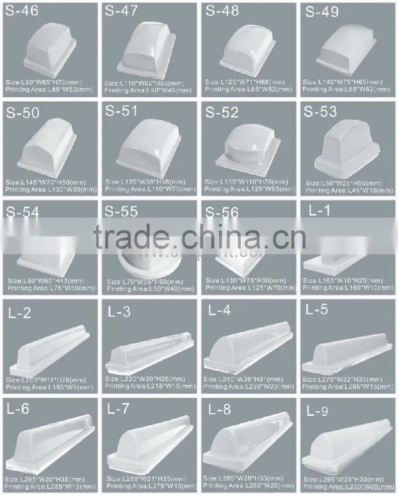 Silicon Rubber Pads for pad printer tampo printing machines