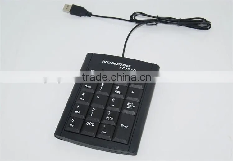 Custom 19 keys USB Numeric Keypad for Laptop
