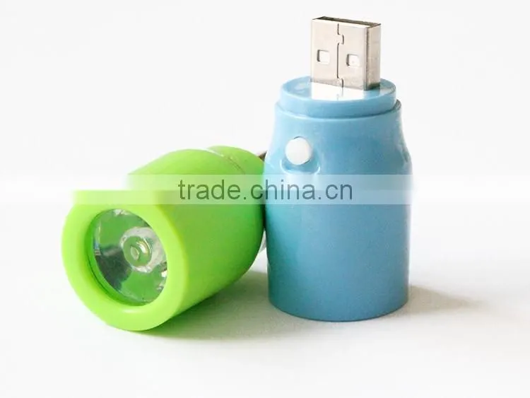 multicolor portable colorful on-off USB universal light