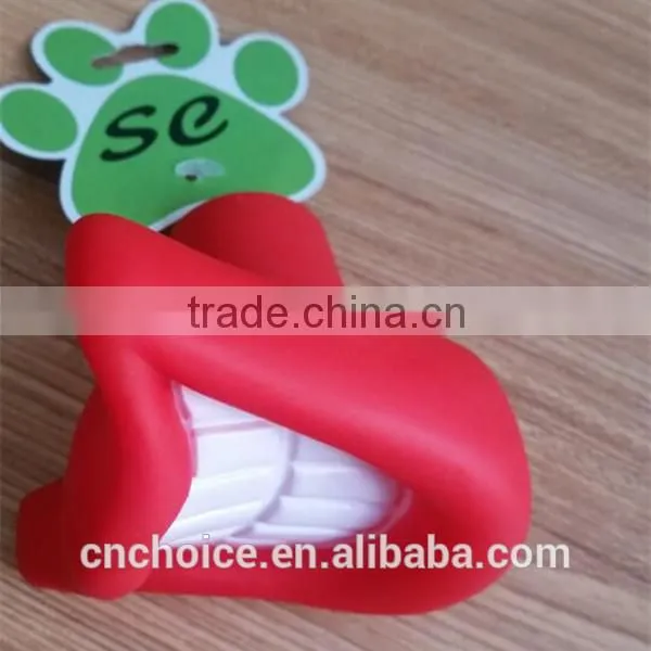 Decorative Smile Lip dog chew toy PET Dog Toy